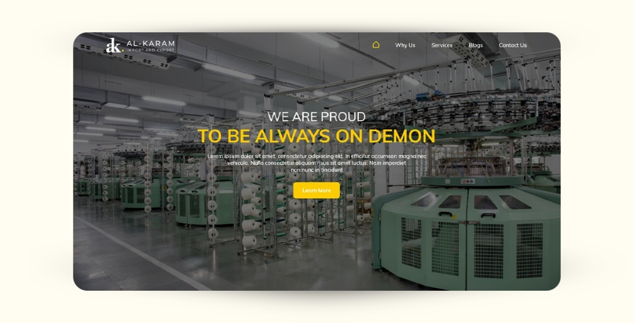 Al Karam - Textile Exporter